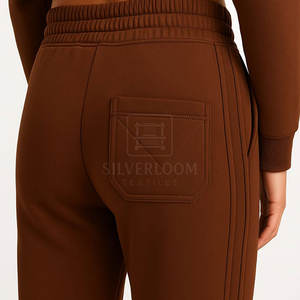 Pantalones de correr de lana de algodón personalizados con diseño de bolsillo moderno | Pantalones de chándal OEM ODM para mujer moda 2025 - Product Image 3