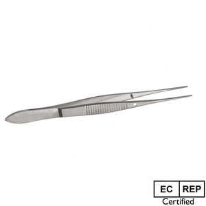 Fórceps de vendaje quirúrgico de acero inoxidable japonés 410 duraderos Manual de alta calidad certificado CE uso hospitalario profesional - Product Image 3