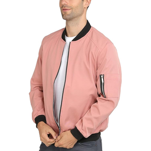 Chaquetas de bombardero informales personalizadas para hombre, chaqueta universitaria, chaqueta ligera multicolor a prueba de viento acolchada a la moda - Product Image 5