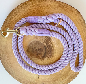 Stone Grey Organic Cotton Rope Dog <b>Leash</b> <b>Pet</b> Supplies Accessory Customized Colored Cotton Rope Handmade Dog <b>Leash</b> <b>Pet</b> <b>Leash</b> Set - Product Image 1
