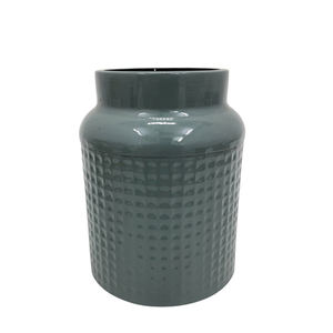 Tall <b>Cylinder</b> Shape Iron Flower <b>Vase</b> Terracotta Color Matte Look for Wedding Table Centerpieces Metal Flower <b>Vase</b> - Product Image 4