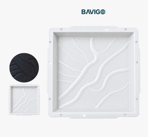 Moule en plastique PP BAVIGO pour pavés en béton de 150 × 150 × 60 mm avec surface à motif nuage, directement de l'usine - Product Image 1