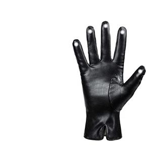 Gants en cuir décontractés pour hommes, best-sellers, vintage, avec grip pour la conduite, chauds pour l'hiver, en cuir véritable - Product Image 2
