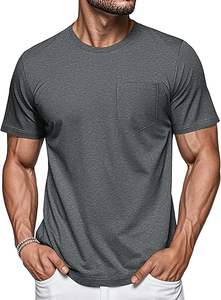 Camiseta cómoda para hombre, manga corta, ajuste relajado, ideal para uso diario y pedidos a granel - Product Image 4