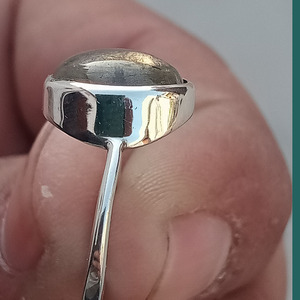 Bague indienne faite à la main en argent sterling 925 en gros de pierres précieuses Labradorite pour filles et femmes pour anniversaire et mariage - Product Image 4