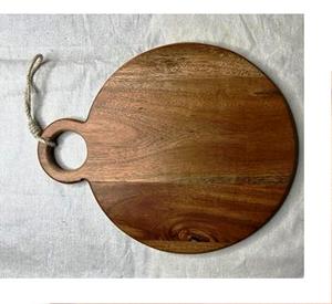 LA MEJOR VENTA Pieza Forma de rectángulo natural Madera de Acacia real Durable Madera dura Bloques de cortar blancos y marrones Hecho EN LA India - Product Image 2