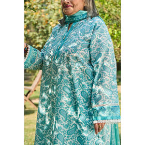 Conjunto de Traje de 3 Piezas Estampado para Mujer con Dupatta CL-52704 Modelo A - Product Image 4