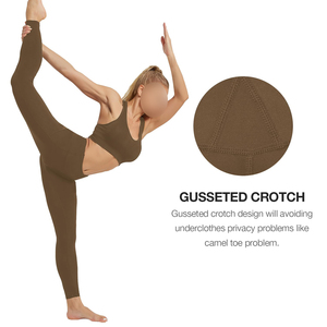 Seamless Women's <b>Leggings</b> Plus Size Newest Wholesale Yoga Gym Running Casual Wear Breathable Sweat Wicking Cotton Bamboo - Product Image 4
