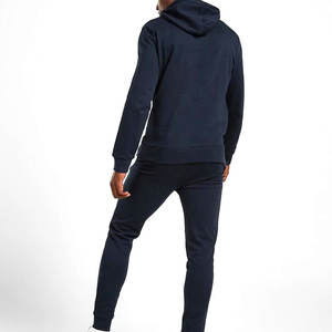 Jogger de sport ajusté personnalisé pour hommes Ensemble de vêtements de sport deux pièces avec sublimation Survêtement en coton et polyester DTF DTG pour l'hiver - Product Image 2