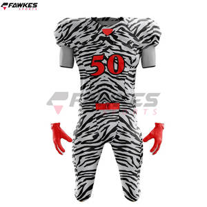 Uniforme de sublimation d'uniforme de football américain de haute qualité avec votre uniforme américain imprimé de logo - Product Image 2