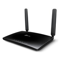 Módem Router Tp-Link N300 de Banda Única, Externo, Negro, 3 Puertos RJ-45, 4G LTE TL-MR6500V