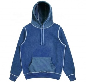 Sudadera con Capucha para Hombre, Talla Grande, para Deportes de Invierno y Entrenamientos, 100% Algodón, Teñido Liso, Resistente al Viento, Transpirable y Ecológica para Otoño - Product Image 3