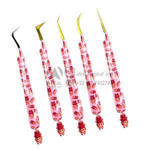 คอลเลคชั่นแหนบดีไซน์ลายเสือเคลือบกระดาษอย่างดี แบรนด์ส่วนตัว ผลิตจากสแตนเลส สำหรับต่อขนตา อุปกรณ์เสริมความงาม - Product Image 6