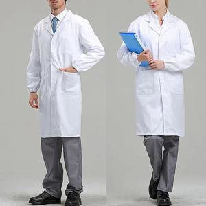 Tenue de travail médicale unisexe pour infirmière blouse de laboratoire uniforme d'hôpital de haute qualité blouse de laboratoire blanche - Product Image 2
