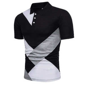 T-shirt polo classique pour hommes Polo tricoté en polyester et coton de haute qualité pour les affaires décontractées et le golf - Product Image 2