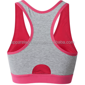 สปอร์ตบราระบายอากาศได้ดีสำหรับผู้หญิงเสื้อครอปโยคะออกกำลังกายเข้ายิมใหม่ออกแบบได้ตามต้องการมีโลโก้ขนาดใหญ่พิเศษ - Product Image 3
