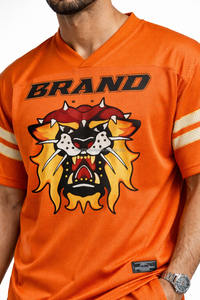 Maillot de football américain respirant brodé sur mesure pour hommes, avec patch cousu, vente en gros d'usine - Product Image 4