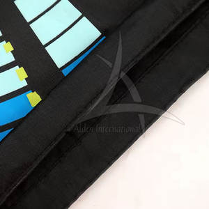 Sac à dos à cordon en nylon pliable avec impression personnalisée en sublimation, couleurs et logo personnalisés, design tendance, haute qualité - Product Image 3