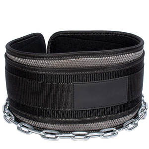 Ceinture de Compression en Nylon pour Tractions avec Chaîne en Acier, Personnalisable, pour Entraînement de Musculation et Accessoires de Gym - Product Image 5