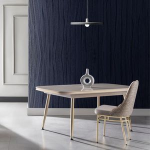 Chaise de salle à manger en métal de luxe moderne européenne personnalisable Marmaris Cream, pieds en acier inoxydable durables, polyester, bar à domicile, appartement - Product Image 6