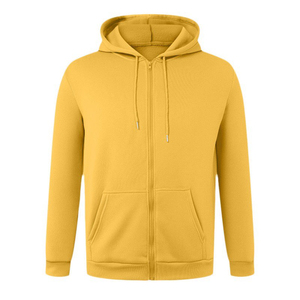 Sweat-shirts à capuche zippés pour hommes, couleur unie décontractée, durables et doux, parfaits pour un usage quotidien - Product Image 5