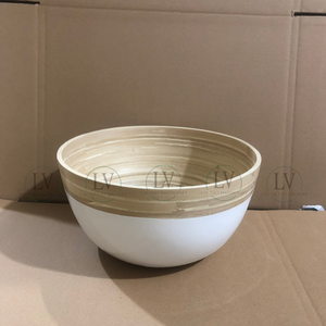 Cuenco de bambú hilado para servir, juego de utensilios de cocina hecho a mano al por mayor de Vietnam, superventas - Product Image 2