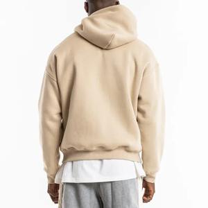 Hommes 100% pur coton tissu personnalisé décontracté surdimensionné sweats à capuche haute qualité Streetwear sweats polaire Style - Product Image 6
