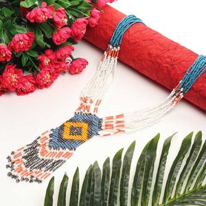 สร้อยคอลูกปัดมีสไตล์สำหรับผู้หญิงสวมใส่สบายๆและงานปาร์ตี้ทำมือคุณภาพสูงเครื่องประดับสำหรับผู้หญิง - Product Image 3