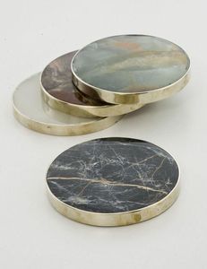 Posavasos de té/café de mármol y latón de alta calidad, alfombrillas y almohadillas de tamaño personalizado, precio competitivo al por mayor - Product Image 1