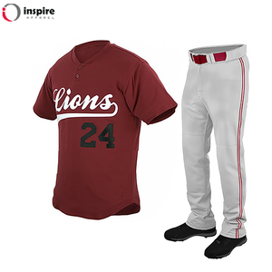 Uniformes de Baseball OEM unisexe, vente en gros, uniformes de Baseball en tissu de maille personnalisé, uniformes de Baseball sublimés - Product Image 4