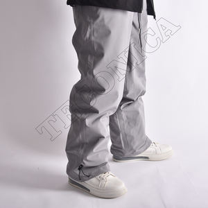 Venta al por mayor de los hombres de cintura alta OEM Casual deporte al aire libre pantalones a prueba de viento de pierna ancha pantalones de esquí sueltos Fit Snowboard Pantalones para hombres - Product Image 2