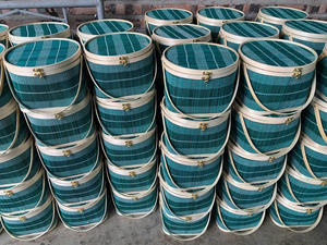 Panier-cadeau en bambou Nouvelle Collection 2026 Panier tissé artisanal en bambou pour la décoration intérieure Vietnam par 99 Gold Data - Product Image 2