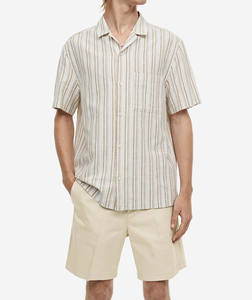 comfort New Arrival Fashion Vintage 100% Cotton Contrast Patchwork <b>Men</b> Elastic Waistband <b>Shorts</b> - Product Image 6