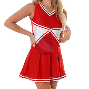 Uniformes de Animadoras Personalizados al por Mayor, Conjuntos de Uniformes de Animadoras de Spandex/Poliéster Estampados a Bajo Precio - Product Image 4