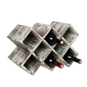 New Solid Wood Tabletop Wine Bottle Rack Holder for <b>Kitchen</b> Home Decoration Dining <b>Table</b> champagne Wine Display Rack Holder bar - Product Image 1