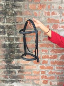 Bride de cheval avec bande de front de mode Bride de haute qualité avec bande de front exclusive NEW Horse Black fantaisie Leather Bridle - Product Image 6