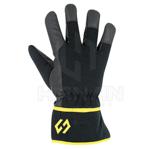 Guantes mecánicos de cuero de dedo completo-Diseño antideslizante resistente al agua Sin polvo de silicona para un cómodo equipo de seguridad en el trabajo - Product Image 6