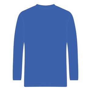 Maglietta a Maniche Lunghe in Cotone con Ricamo in Ciniglia della Confraternita Greca Blue Sigma Gamma Rho, Educativa HBCU, Divine Nine Collegiate SGRho - Product Image 3