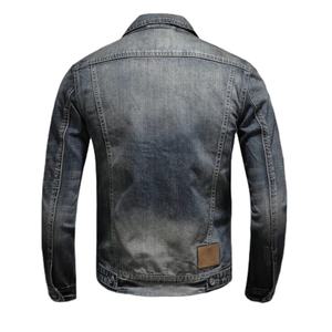 Veste en jean élégante pour hommes Tenue décontractée OEM Vente en gros Veste en jean en coton de haute qualité pour hommes Veste en jean personnalisée pour hommes à vendre - Product Image 3