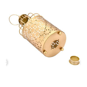 Portavelas decorativo elegante para mesa de farol de Metal, candelabro decorativo de estilo marroquí, candelabro para gran oferta - Product Image 4