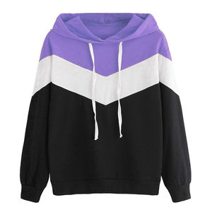 Venta al por mayor de sudaderas con capucha de las mujeres Sudadera con logotipo personalizado de alta calidad de color personalizado Sudadera con capucha de cuello redondo Fleece Sudaderas básicas regulares - Product Image 3