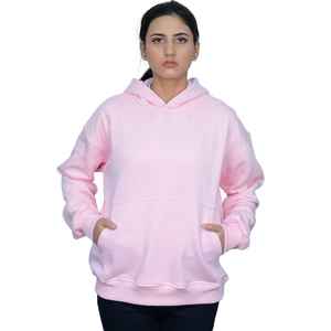 Sudaderas con Capucha Bordadas de Poliéster y Algodón para Mujer, Corte Holgado, Tacto Suave, Informales, para Invierno - Product Image 2