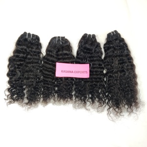 Extensions de cheveux humains vierges indiens Remy 100% aucun traitement chimique cuticule alignée vague naturelle pas cher - Product Image 2