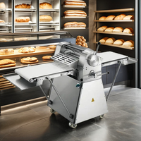 Laminoir à pâte vertical automatique en acier inoxydable, nouvel équipement de boulangerie pour le pain et la pizza, pour les hôtels et les restaurants
