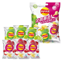 Snacks Exóticos 40g Nuevo Producto Más Vendido Lay's Papas Fritas con Sabor a Agua con Gas Salada en Bolsa