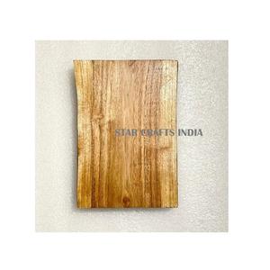 Planche à découper en bois de taille moyenne de qualité supérieure, dernier design, planche à découper en bambou faite à la main pour hôtel et restaurant - Product Image 2