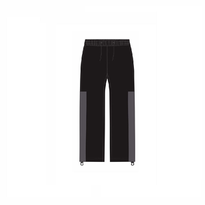 Survêtement personnalisé deux pièces avec fermeture éclair pour hommes ensemble coupe-vent pantalon superposé survêtement d'école en nylon avec vestes coupe-vent 100% coton - Product Image 3