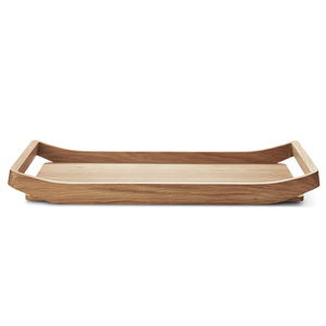 Plateau de service en bois de forme rectangulaire parfait pour la table basse Plateau en bois naturel Ajoutez un charme rustique à votre table Fournisseur OEM - Product Image 1