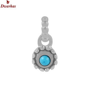 Meilleure vente collier pendentif à breloque en argent sterling 925 naturel turquoise-cadeau classique et tendance de haute qualité pour unisexe - Product Image 1
