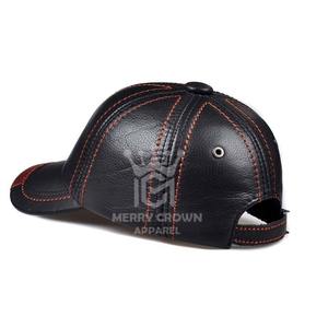 OEM Wholesale Latest waterproof Leather cap for winter use in <b>top</b> quality windproof classic cap for men's - Product Image 6